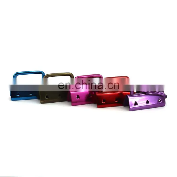 Custom Quality Fashion Decorative Key Fob Hardware Nickle Free Rainbow Key Fob Hardware With Key Ring photo-4