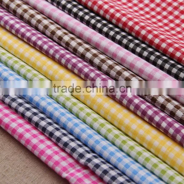 Factory Direct Sale Check Cotton Printed