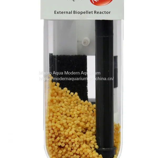 Macro Aqua NP-200 Bio Pellet Reactor / Hang-on With 200ml NP Pellets Nitrate Reducing Phosphate Reducing Removing NO3 PO4