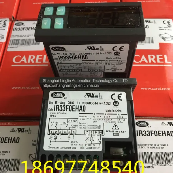 Carel IR33Z7LR20 IR33W7LR20 IR33W7HR20 IR33V7LR20 Temperature Controller photo-3
