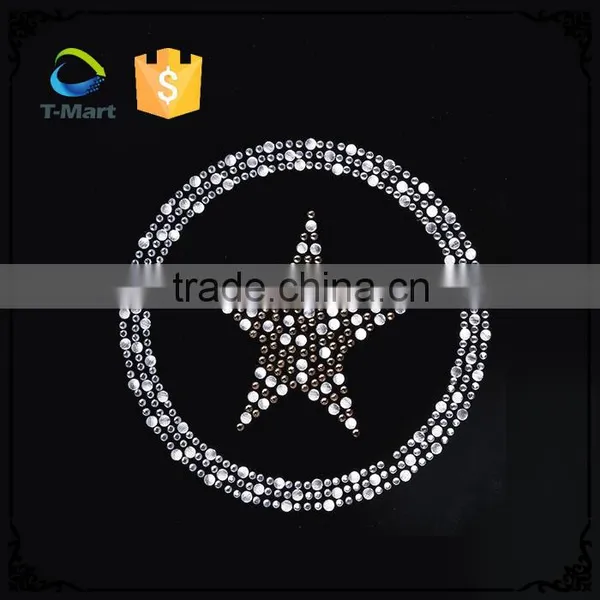 Hot Sale Star Pattern Eastern Star Rhinestone Iron On Transfer photo-2