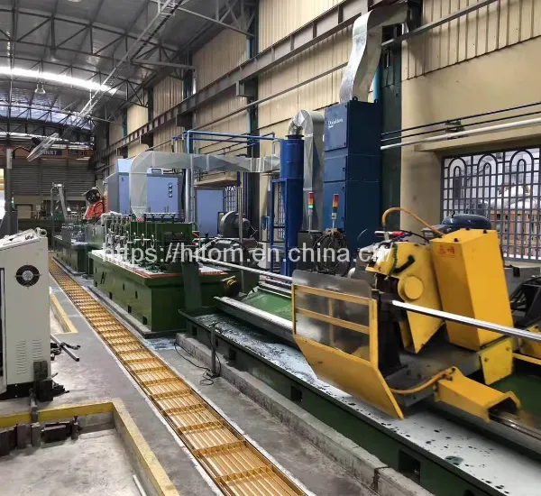 Carbon Steel High Frequency Longitudinal Seam Welded Tube Making Line photo-4