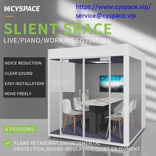 Cyspace Factory Customized Booth Office Work Pod Sound Proof Meeting Room Private Soundproof Phone