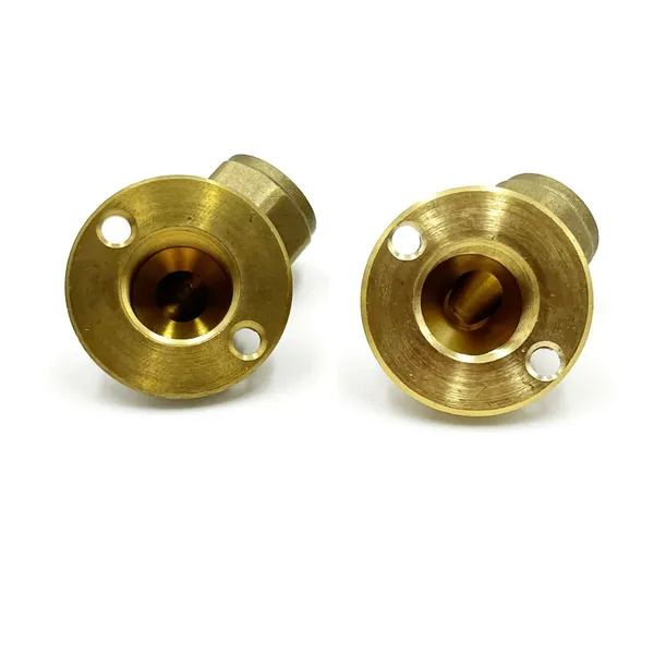 Brass Flange 90-degree PEX Elbow Pipe Fittings 16MM*0.5 Inch photo-2