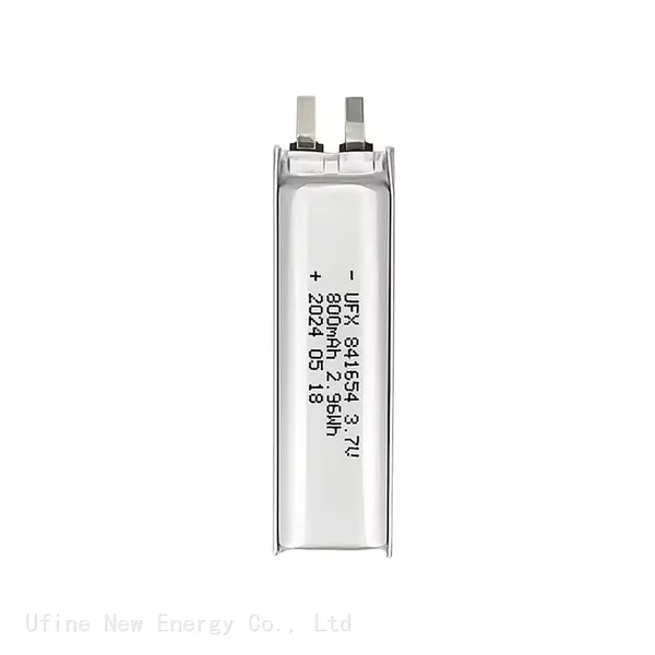 Custom Lithium Batteries UFX 841654 800mAh 3.7V Battery Pack From Chinese Lithium Battery Producers For Medical Electronics