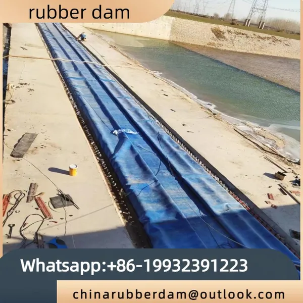 Gas Shield Dam Shield Gate Slope Inflatable Flood Control Dam Hydraulic Landscape Dam Casting Can be Customized photo-5
