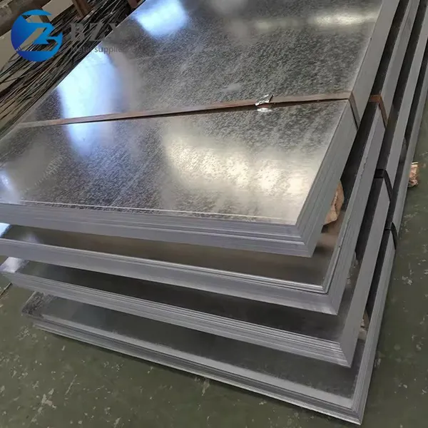 Hot Rolled ASTM A-653 Hot Dipped Galvanized Sheet G40 G60 Zinc Coated Plate Galvanized Steel Sheet photo-4
