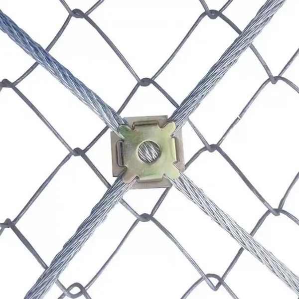 Rockfall Barrier Slope Retaining Net for Mining Sites 3.5mm Wire 150x150mm Opening photo-2