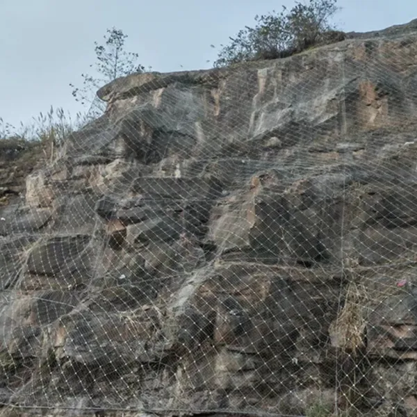 Double Twist Slope Retaining Net 3.0mm Wire 60x80mm Opening Corrosion-Resistant Coating photo-4