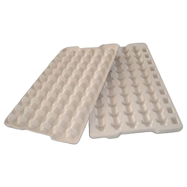 Dry Press Molded Pulp Electronics Packaging, 2.5mm Material Thickness, Custom Shape for Sensors and Batteries photo-3