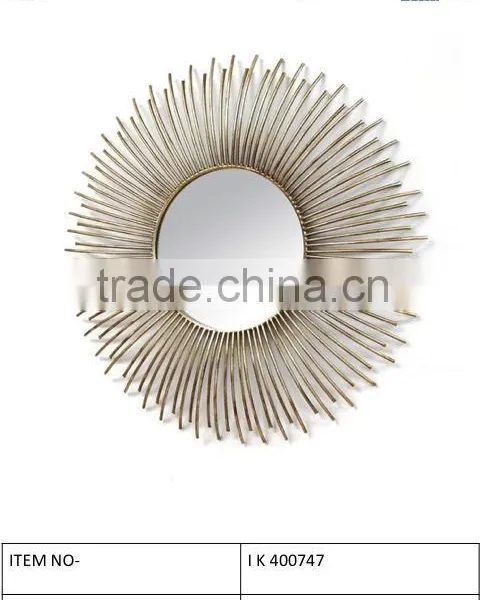 Gold Mirror Designer Wall Frame/round Wall Mirror Manufacture and Wholseller