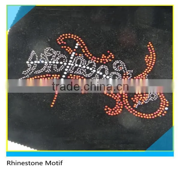 Iron on Rhinestone Transfer Customize Size Glass Crystal Fashion Design For Shoes photo-5