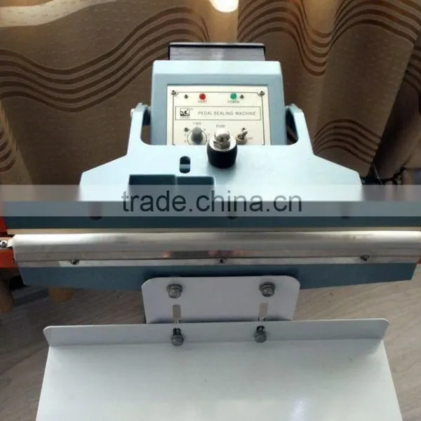 Wenzhou Factory Pedal Sealing Machine 650mm Sealing Length Use for Bag Neck Sealing photo-5