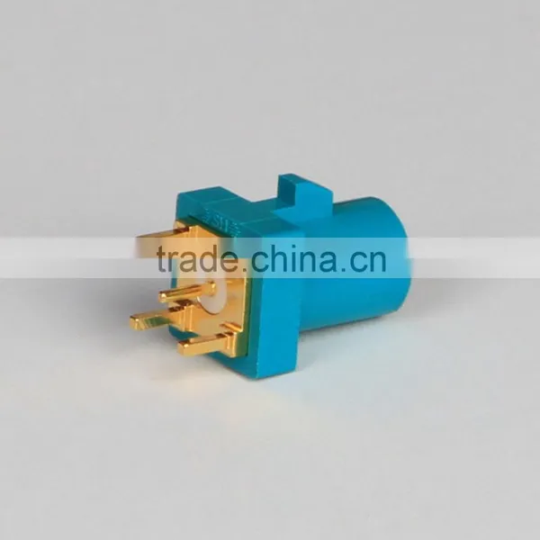 Fakra Plug PCB Mount Connector & Waterblue Neutral Coding Mini RF Connector PCB photo-2