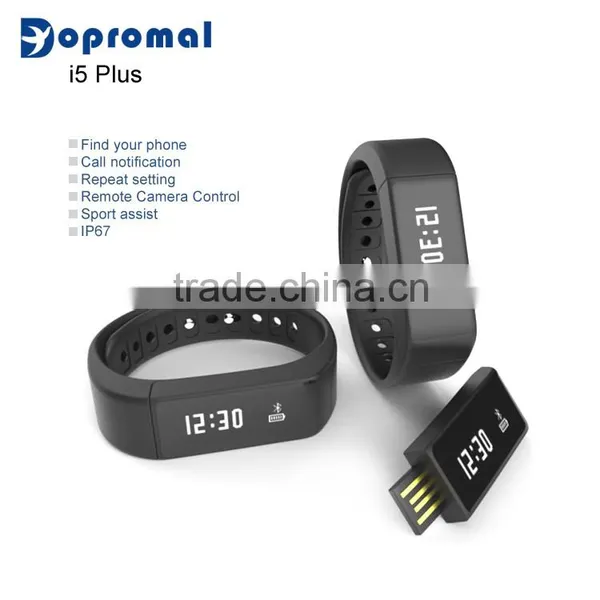 Original i5 Plus Smart Pedometer Speedometer Bracelet Display photo-2