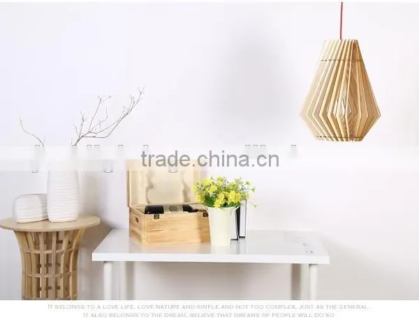 LED Pendant Light JK-8005B-10 Led Light Wooden Veneer Pendant Lamp Hanging Lamp photo-4