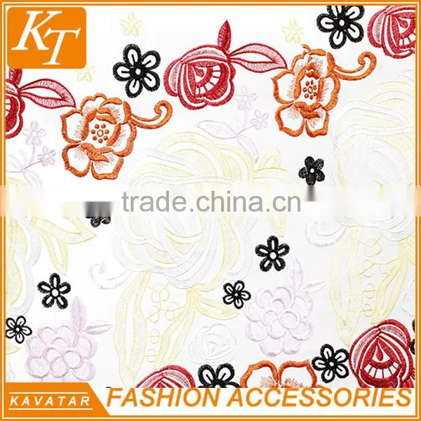 Kavatar Brand China Manufacturer Offer Embroidery Lace Fabric photo-6