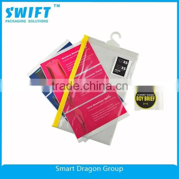 Clear Zipper Bag Product 2015 Plastic Ldpe Zipper Bag With Hanger/hook photo-6