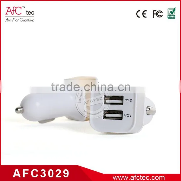 Wholesale Promotional Dual Usb Port 5v 2.1A 1A Best Cheap Portable Phone Car Chargers photo-5