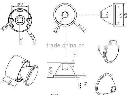 PMMA Led Light Focusing Optical Lens Exporter photo-2