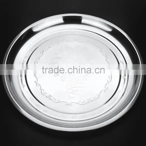 Wholesale New China Tableware Stainless Steel Steak Plate photo-4