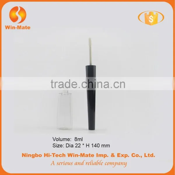 Long and Thin Conical Hot-selling Empty Lip Gloss Tube Containers With Brush photo-2