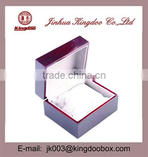 Jinhua Supplier Rectangular Wooden MDF Watch Box With Hinge photo-2