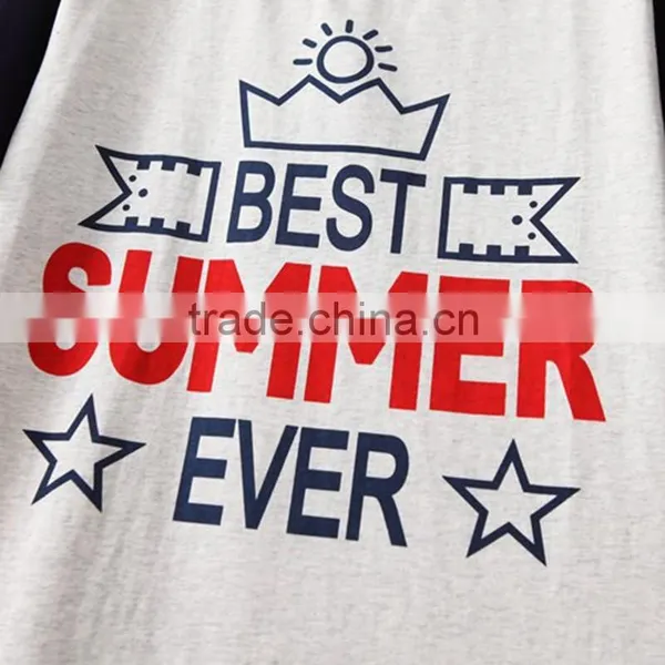 China Short Sleeve o Neck Printed Colorblock T-shirt photo-5