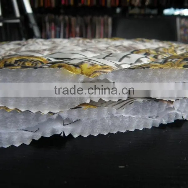 Printed Plaid Waterproof Winter Thermal Double-faced Taffeta Quilting Fabric photo-4