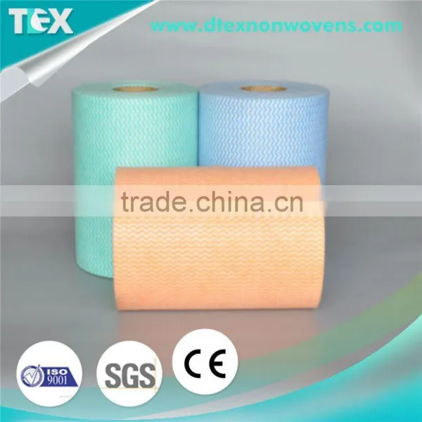 D-TEX NONWOVENS 50gsm Spun-lace Viscose Polyester Household Wipes photo-3
