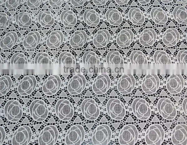 Latest Cord Lace Popular African Lady Suit Fabric Beaded Lace for Evening Dress photo-4