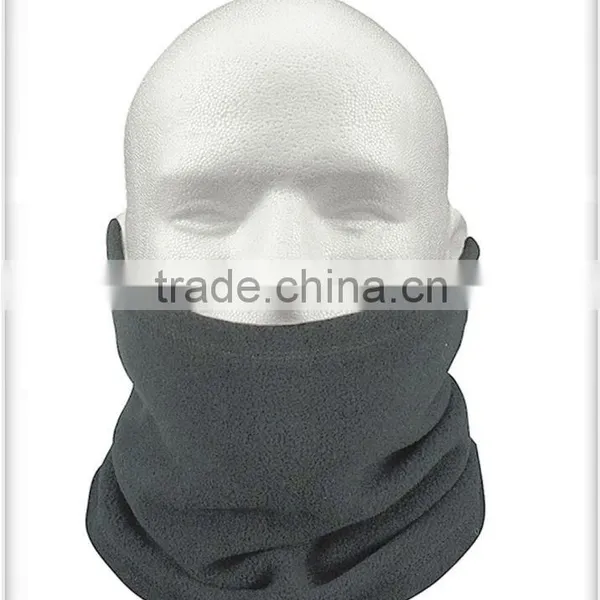 Unisex Polar Fleece Neck Warmer Thermal Snood Scarf photo-3