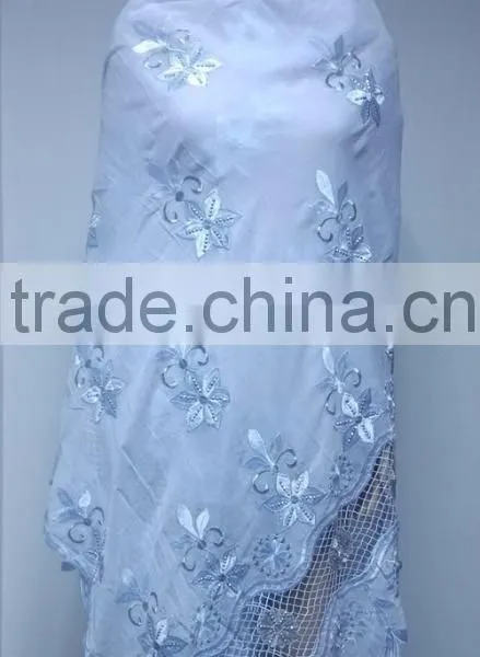SCF-0120 Latest Design Nice Pattern Embroidery Soft Material High Quality Fashion Women Long Scarf for Clearence Sale photo-4
