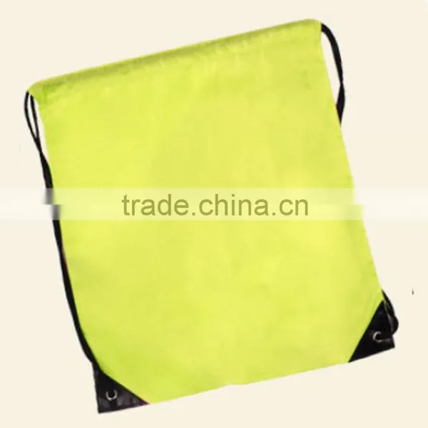 Promotion Custom Printed Candy Colors Drawstring Rucksack Made in China photo-4