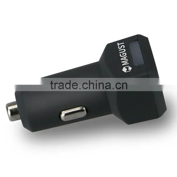 Quick Charge 3.0 Car Charger With Rubber Finish Grey photo-2