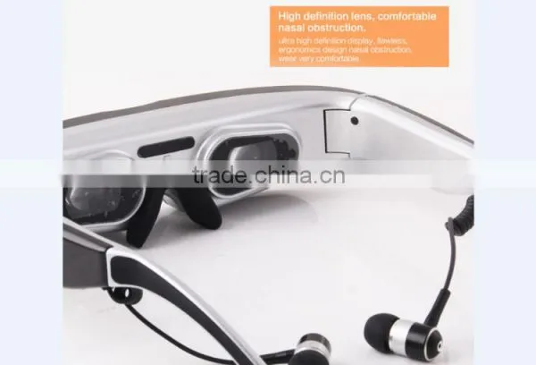 Portable Headset 98 Inch Video Glass, Android 4.4; 3D, Wifi, 8gb Ram, Dual Core, Support tf Card 32gb photo-4