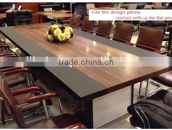 Manufacture Supply Modern Simple Melamine Conference Table photo-5