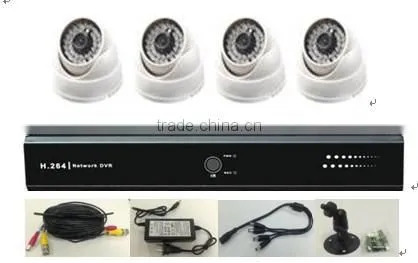 4ch h .264 full DI DVR kit