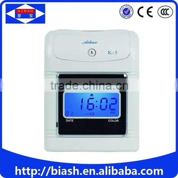 Punch Card Time Recording Attendance Machine photo-2