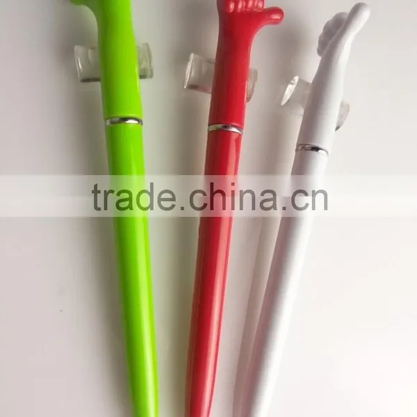 Very Good Cheap Gesture Pen Ballpoint Promotional Plastic Ball Pen
