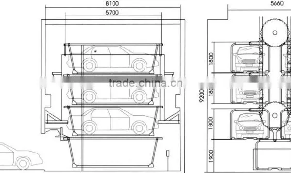 Parking Lift Type Automated Rotary Parking Equipment photo-6