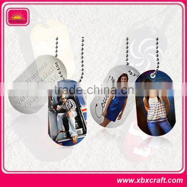 Decorative Resin Dog Tag Necklace photo-2