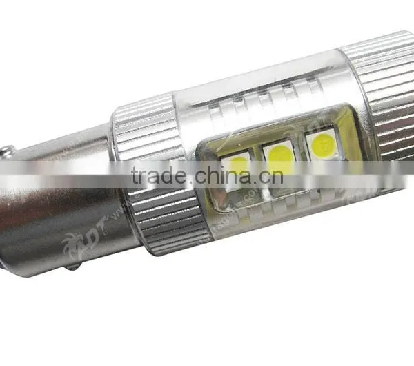 White 16 LED 80W 12-24V Auto Tail Rear Brake Light, BAY15D 1157 Bulbs photo-3