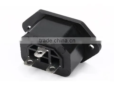 Black Waterproof Plug and Socket With 3 Pin ac Socket photo-2