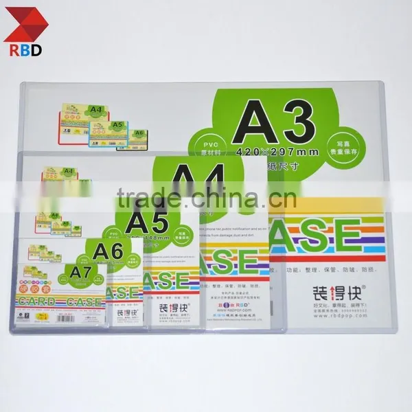 China Office Supplies a5 Transparent Folder photo-2