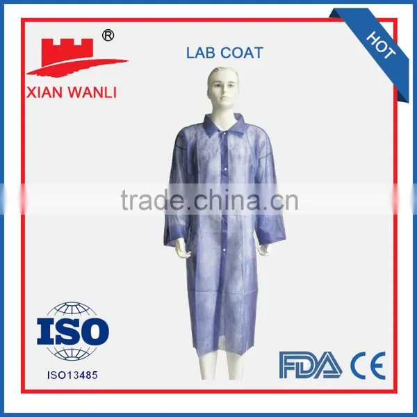 Disposable Cool Lab Coats Cheap Nonwoven Top Lab Coat photo-6