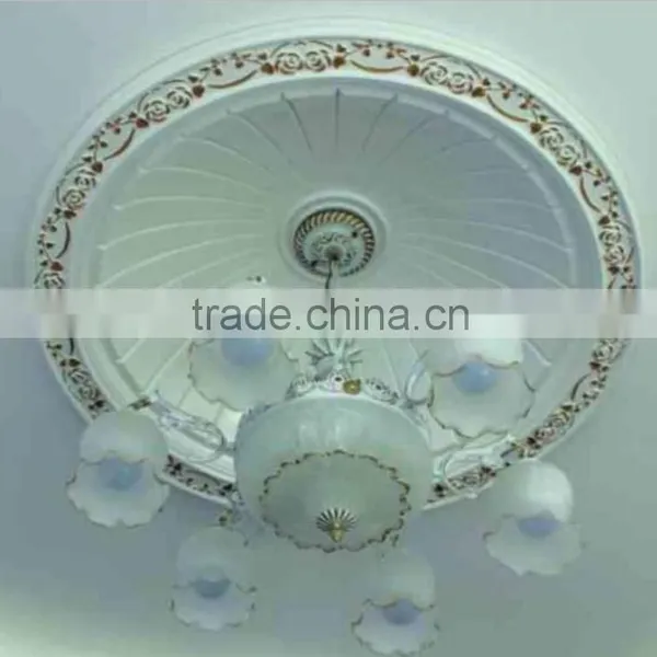 High Density Quality Factory Price pu Polyurethane Lamp Holder/pu Foam Ceiling Moulding/medallion photo-2