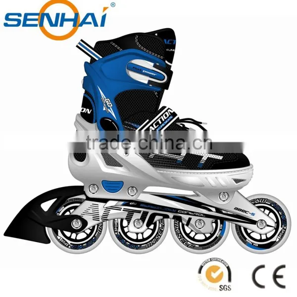 Senhai Inline Roller Skate Skate Board Shoes Skating Sport Shoes With 3 Color Optionals and Stopper On the Right Foot photo-2