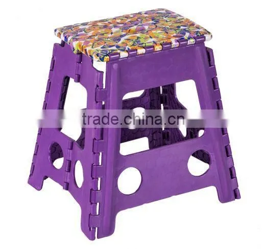 Camping Plastic Folding Travel Stool Plastic Step Stool 450726 photo-2