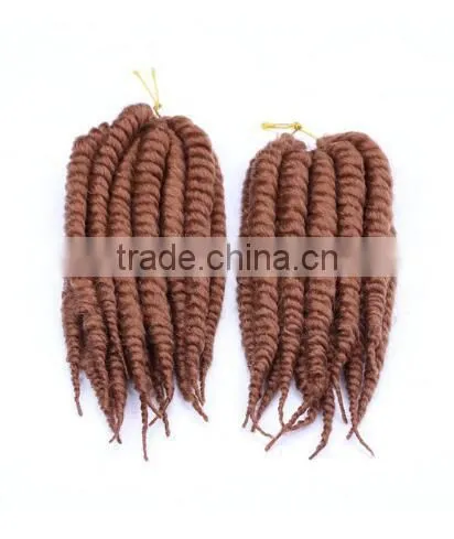 Afro Twist Crochet Braids Synthetic Fiber Hair Extension Jumbo Hair Braid